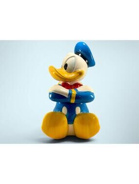 Walt Disney Treasure Craft Ceramic Donald Duck Collectible Cookie Jar Retired